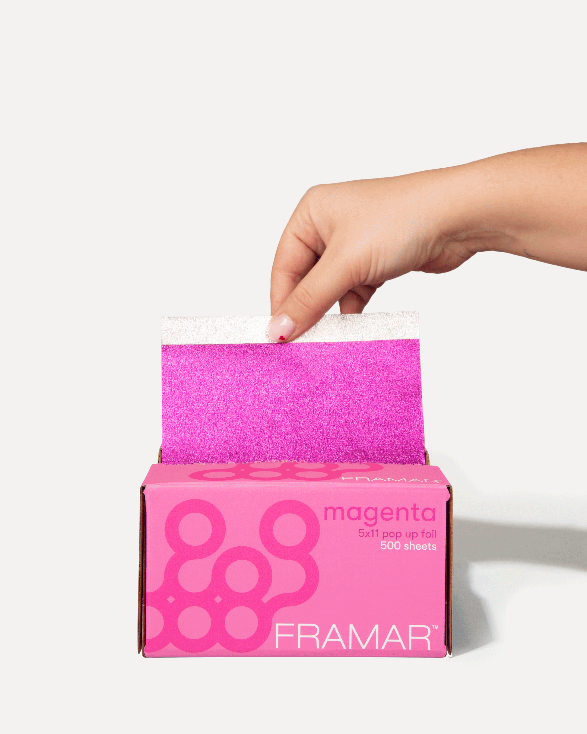 Framar Man Eater Magenta Pop-Up Foil – 5 x 11 in, 500 Sheets