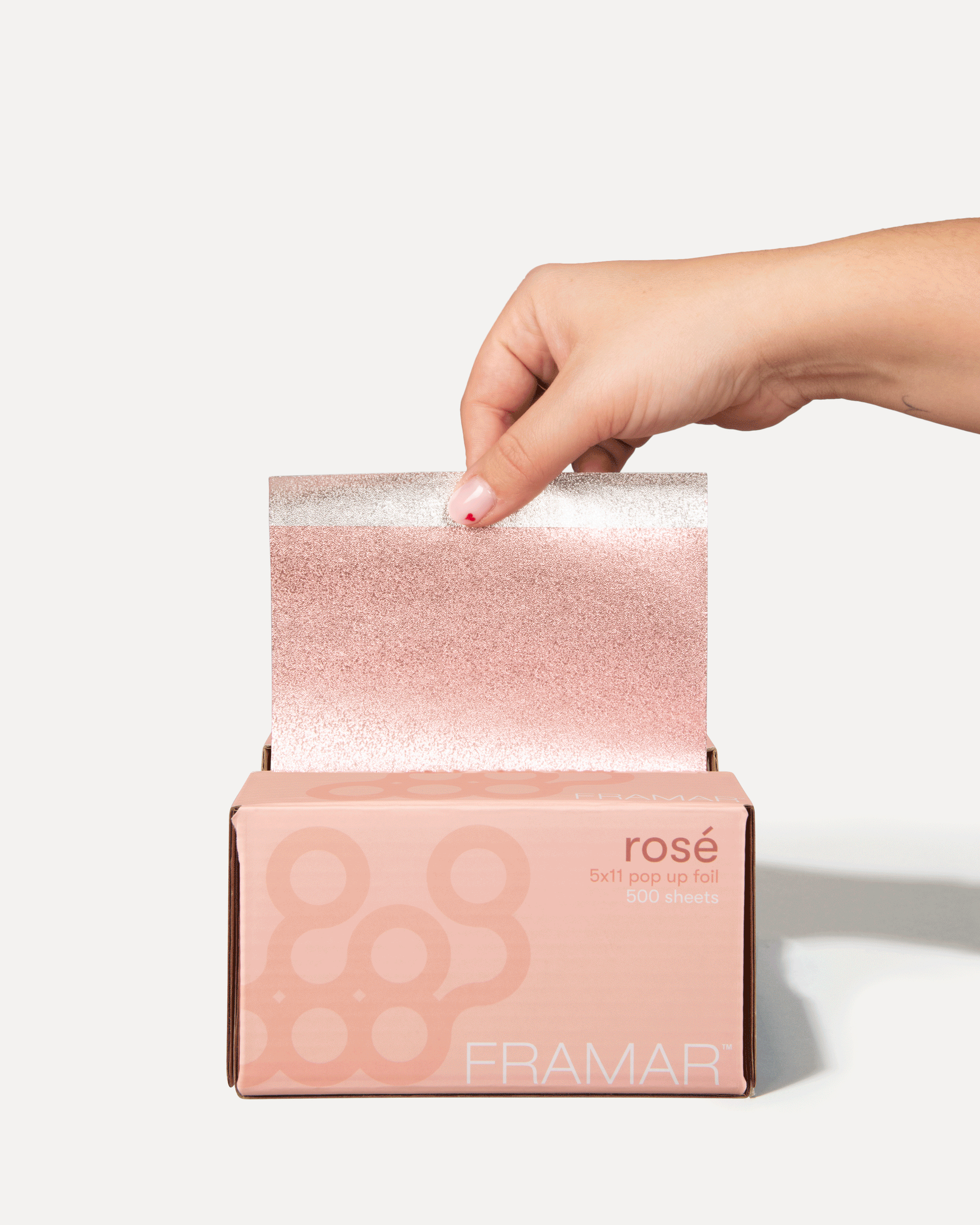 Framar Rosé All Day Pop-Up Foil – 5 x 11 in, 500 Sheets