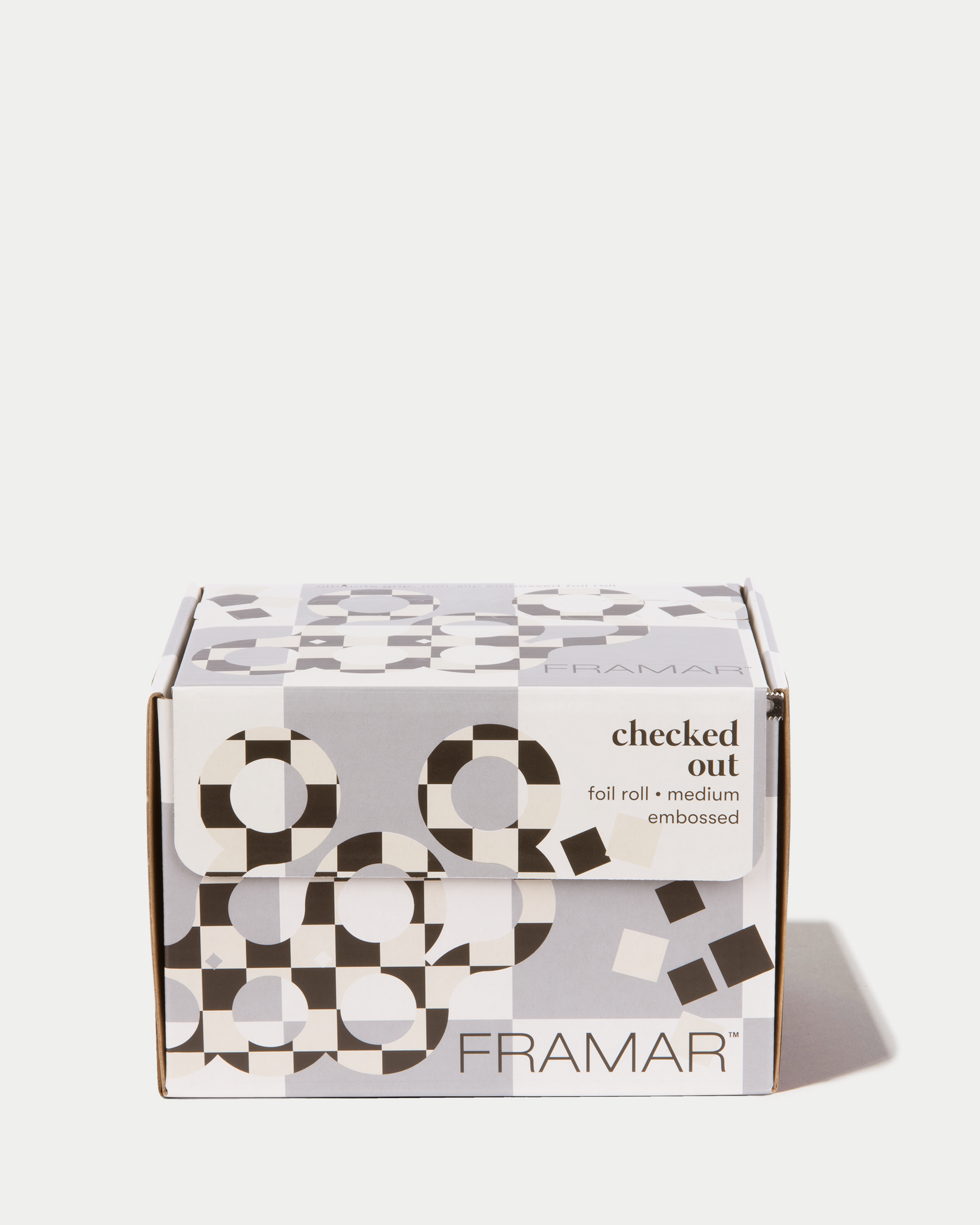 Framar Checked Out Embossed Foil Roll – 320 ft