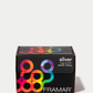 Framar Star Struck Silver Smooth Foil Roll – 1,500 ft