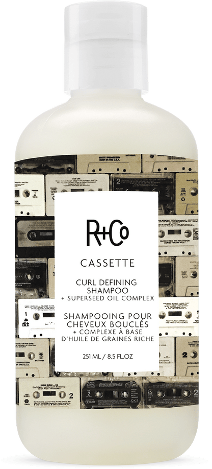 R+CO Cassette Curl-Defining Shampoo with Superseed Oil Complex for Shine & Nourishment