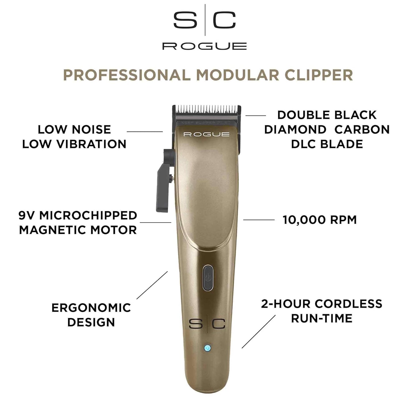 StyleCraft Rogue Professional Hair Clipper – Professional