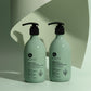 Luseta Beauty Rosemary Mint Complex Shampoo & Conditioner Duo - both 16.9 fl oz / 500 ml bottles side by side on a plain background