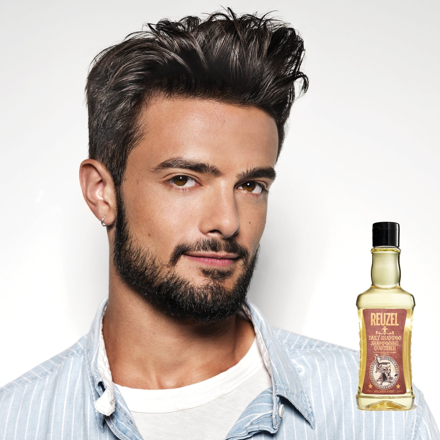 Reuzel Daily Shampoo - Cleanses, Moisturizes & Stimulates for All Hair Types