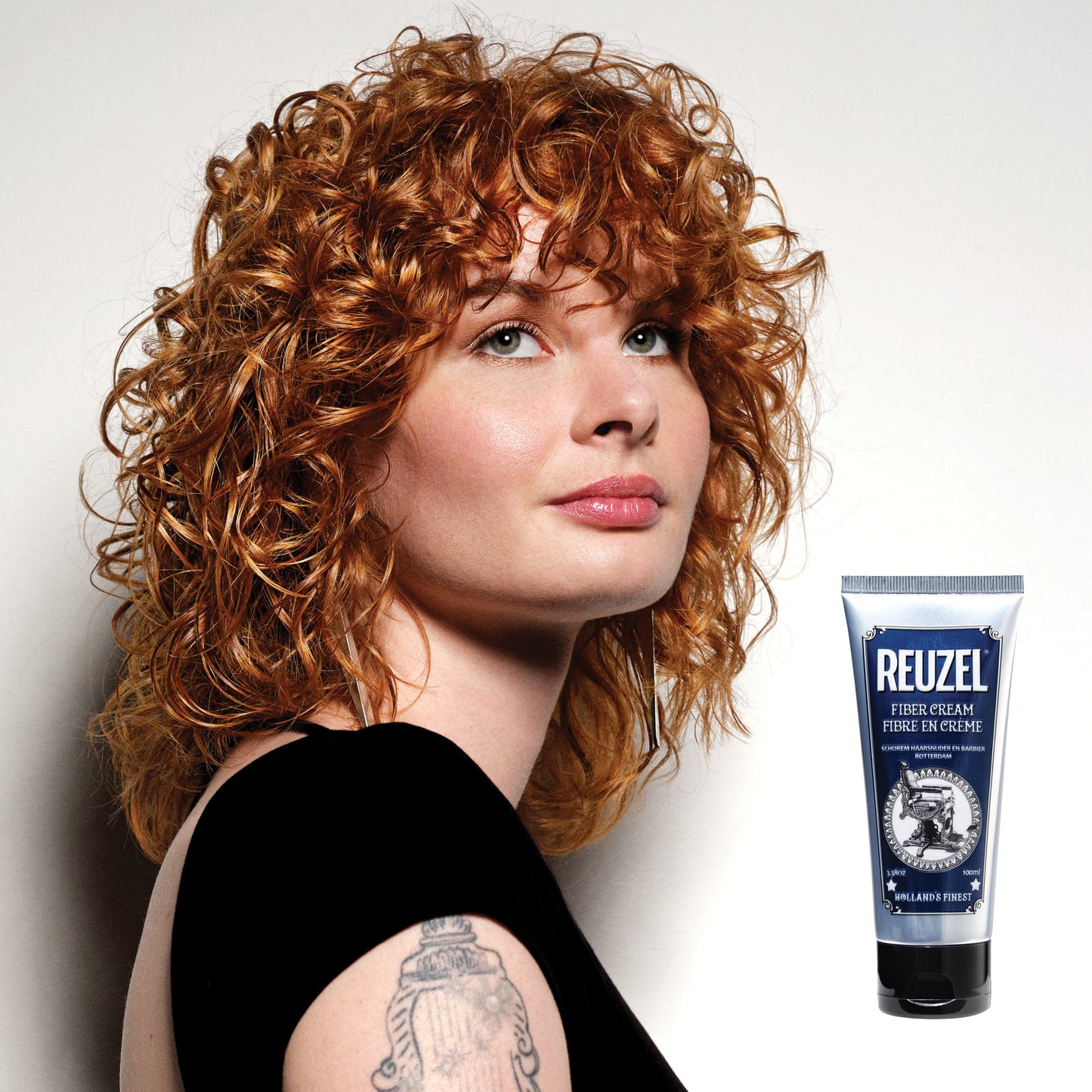 Reuzel Fiber Cream 100ml - Pliable Hold with a Natural Finish