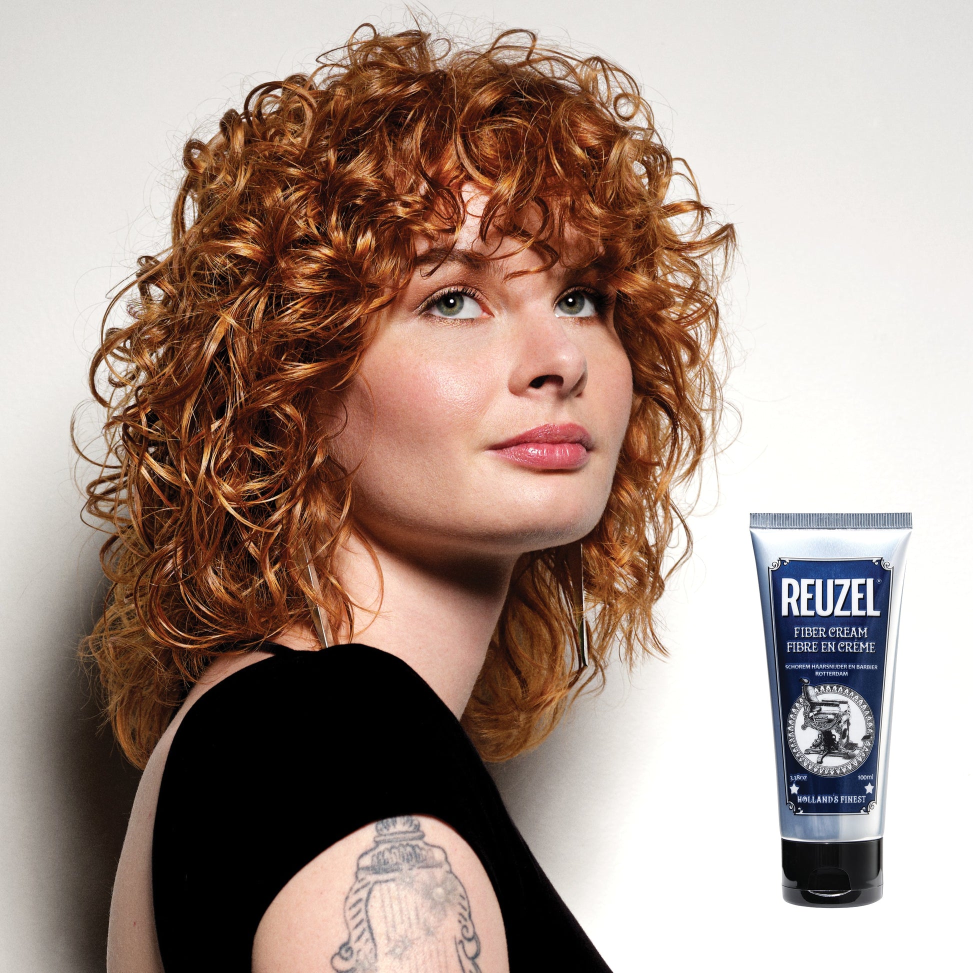Reuzel Fiber Cream 100ml - Pliable Hold with a Natural Finish