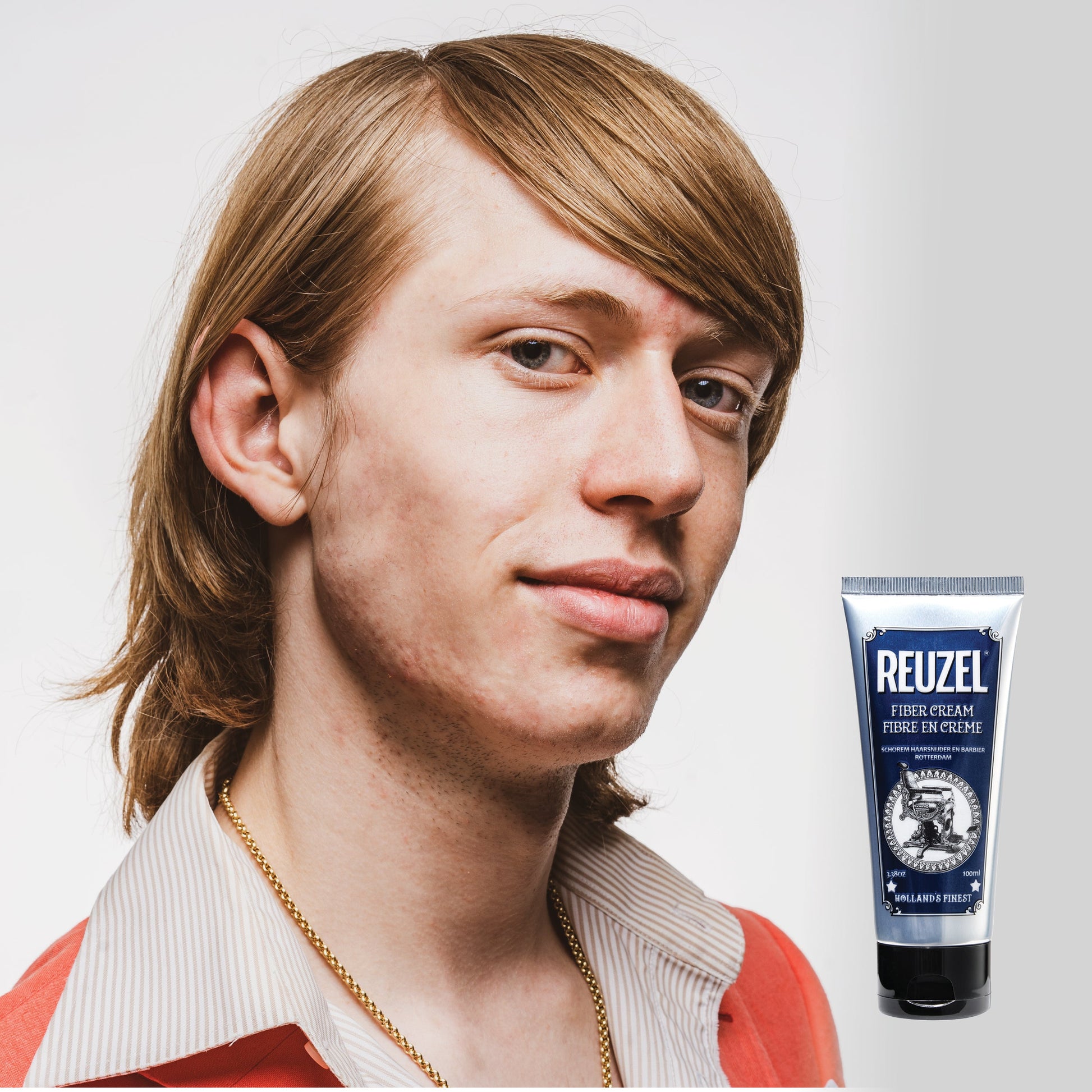 Reuzel Fiber Cream 100ml - Pliable Hold with a Natural Finish