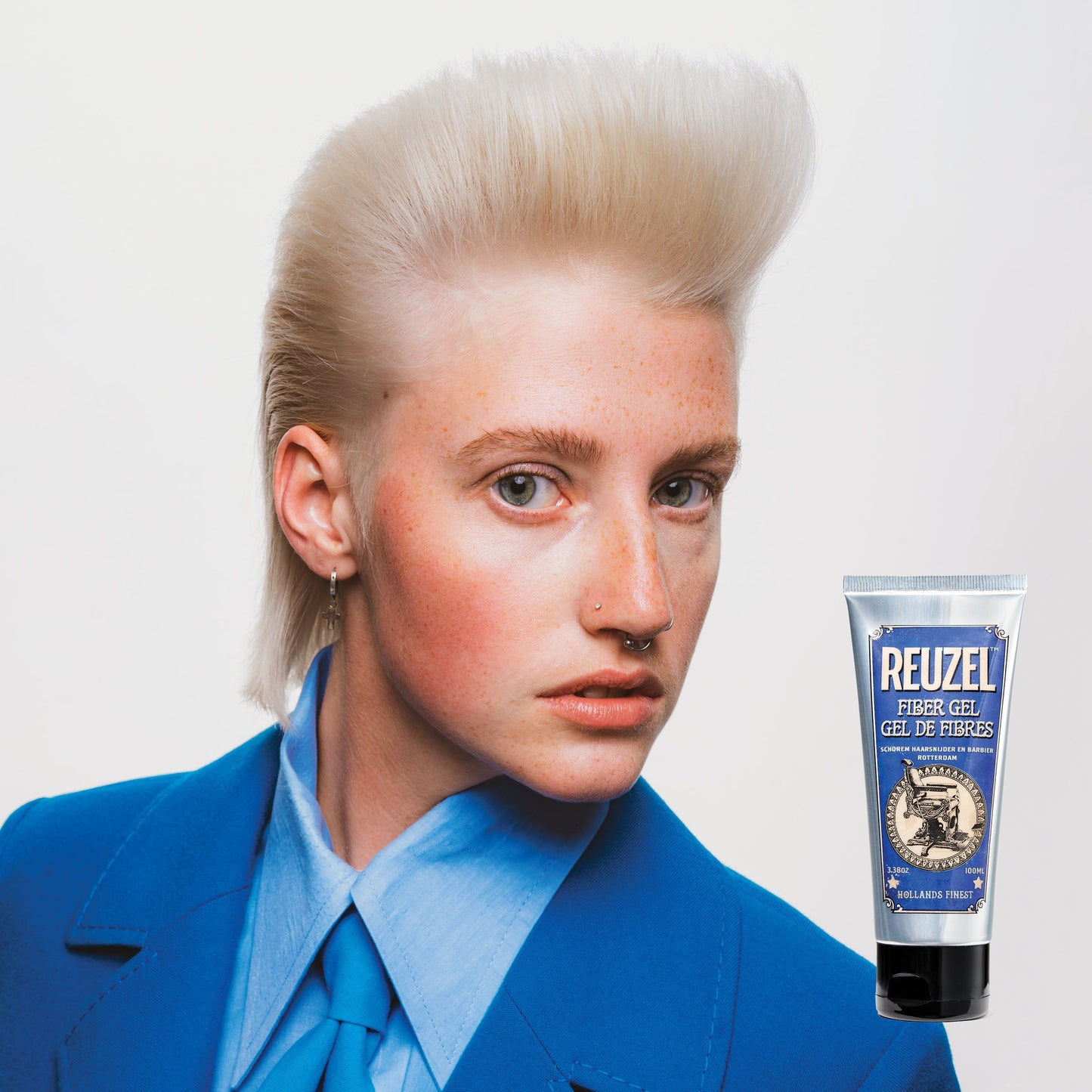 Reuzel Fiber Gel - Strong Hold & Low Shine for Men, 200ml