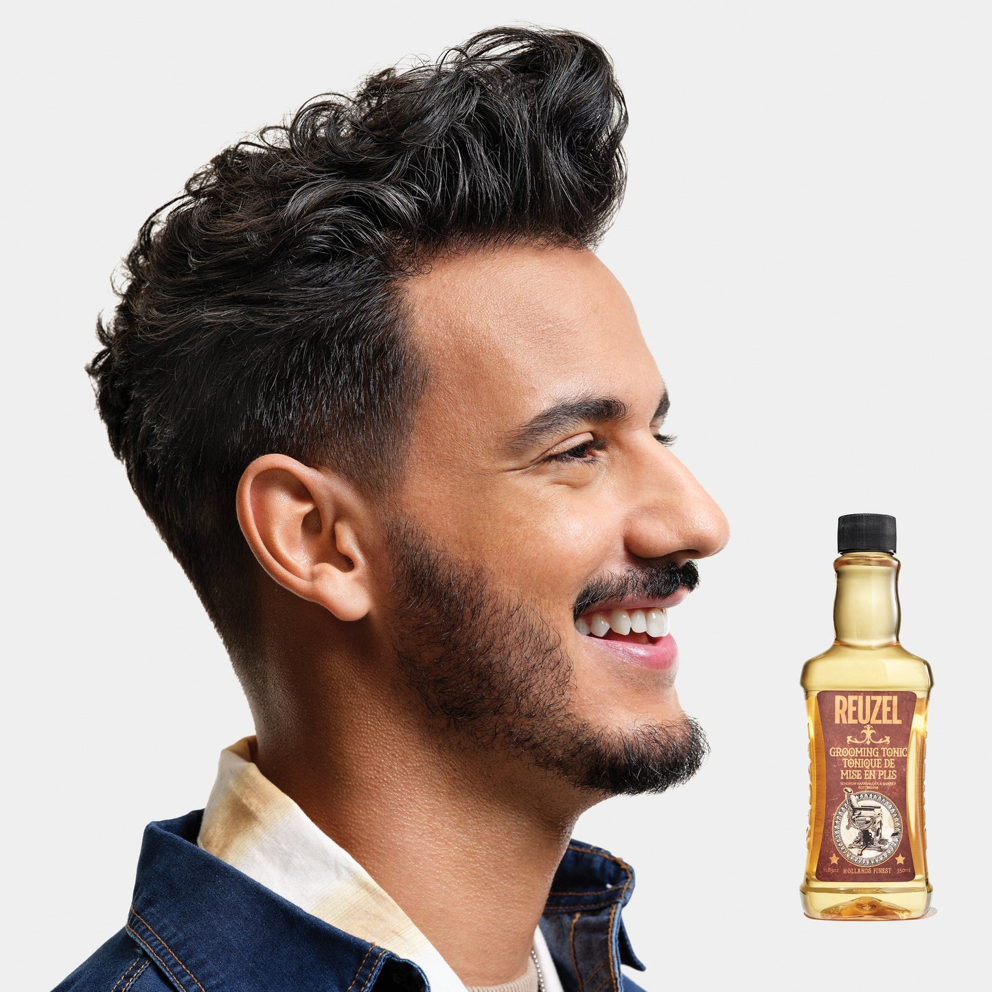 Reuzel Grooming Tonic - Long-Lasting Natural Hold for Styling - 350ml