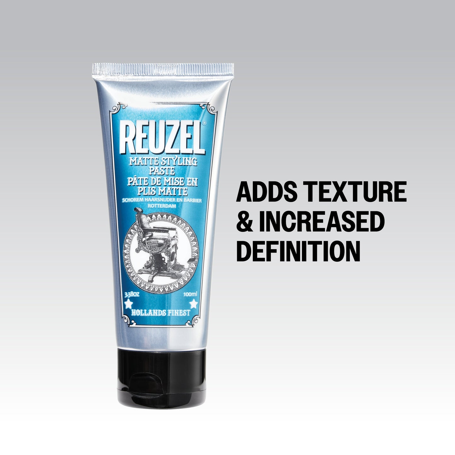 Reuzel Matte Styling Paste 100ml - Medium Hold, No Shine