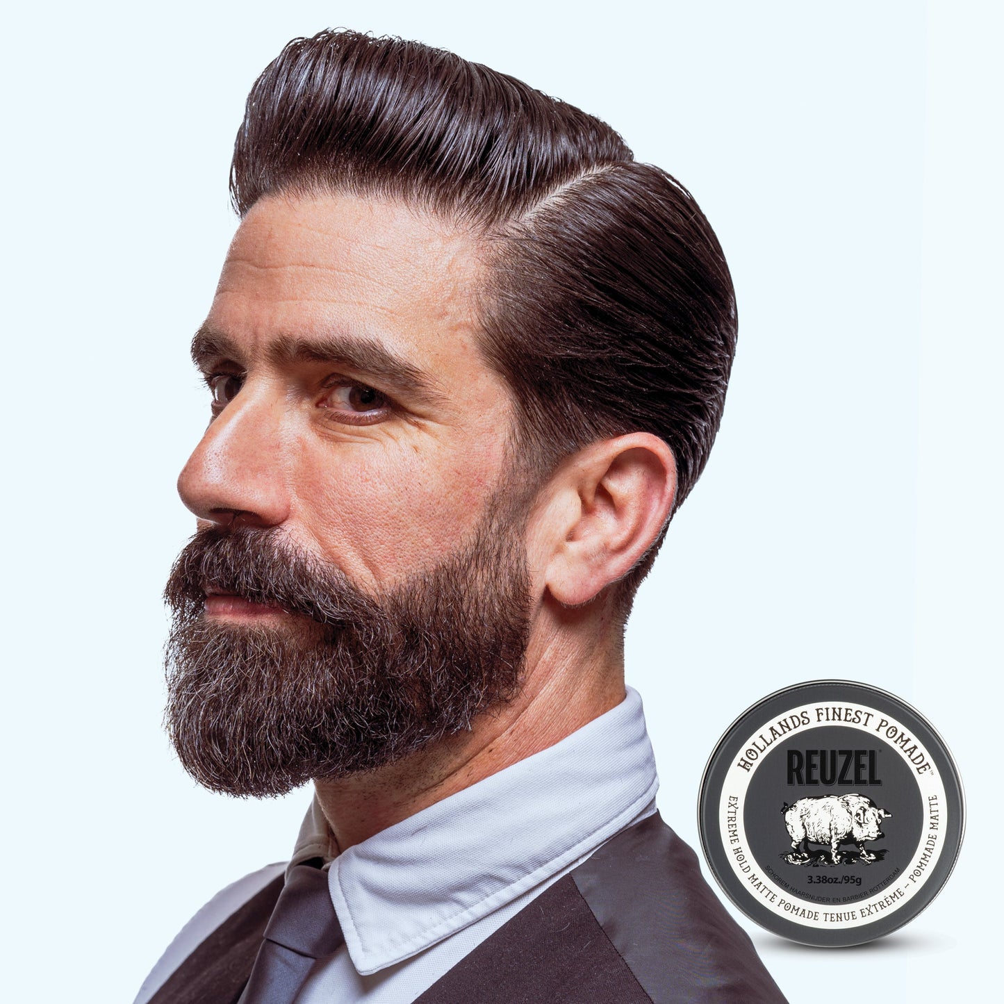 Reuzel Extreme Hold Matte Pomade - Strong Hold & Matte Finish