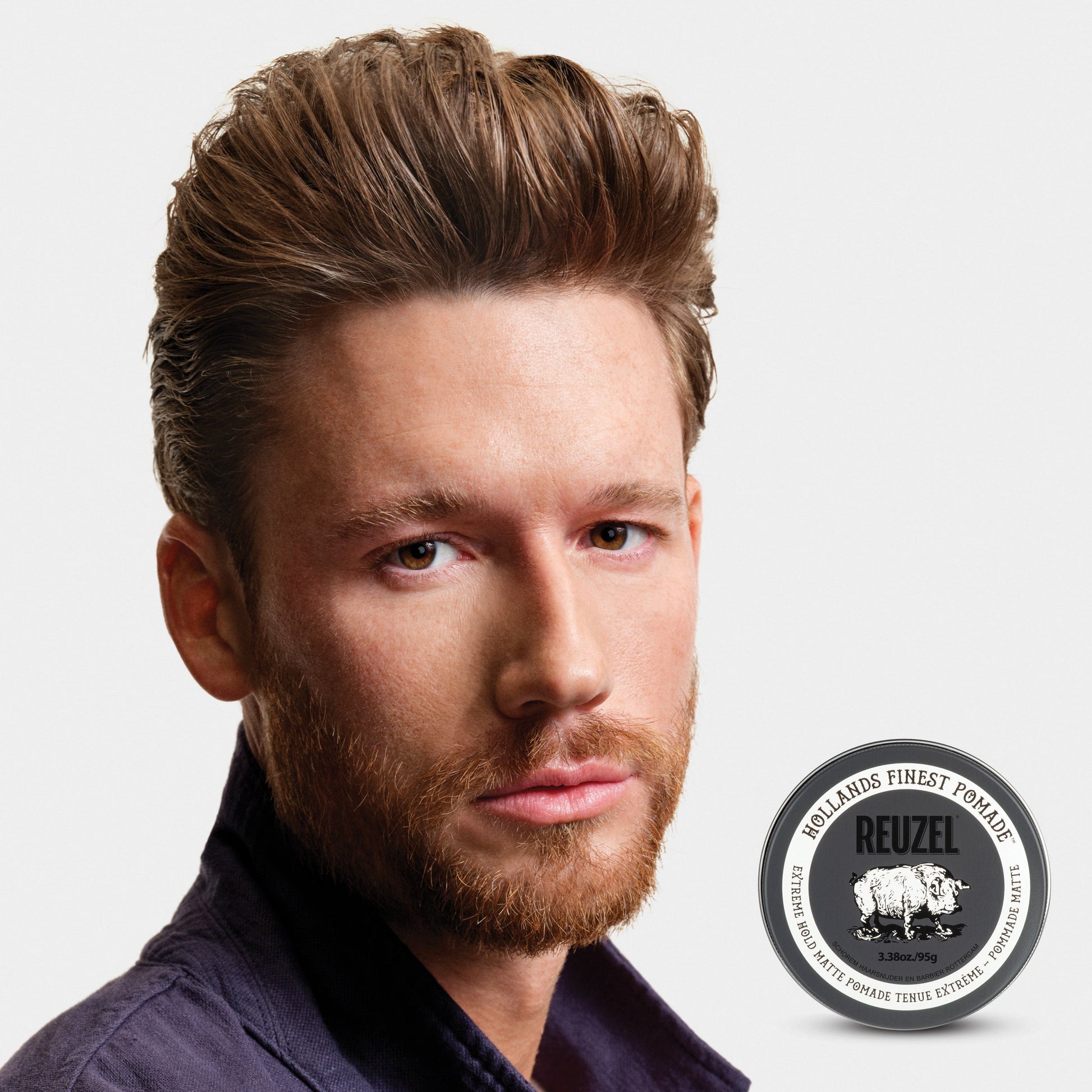 Reuzel Extreme Hold Matte Pomade - Strong Hold & Matte Finish