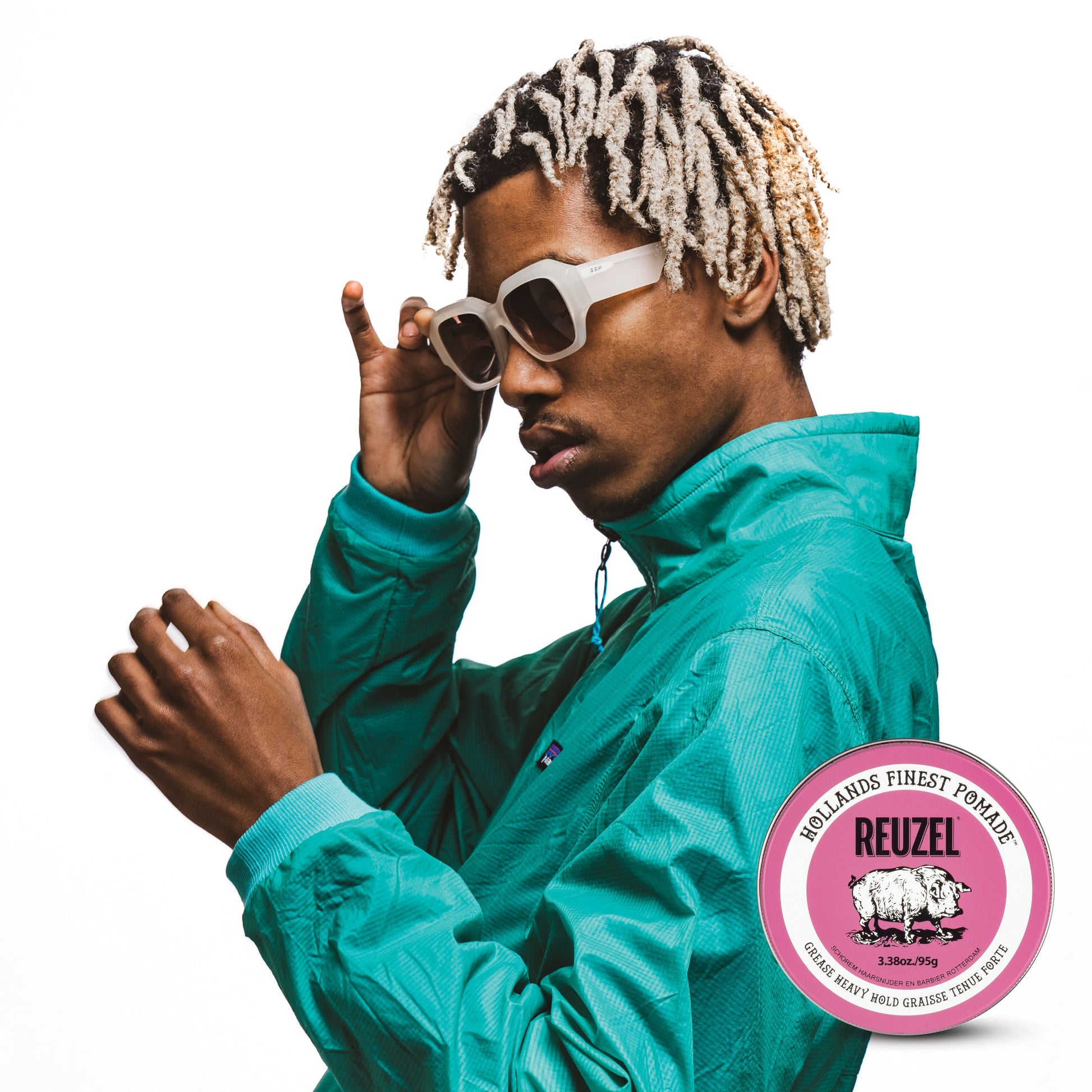 Reuzel Grease Pink Heavy Hold Pomade for Ultimate Style Control