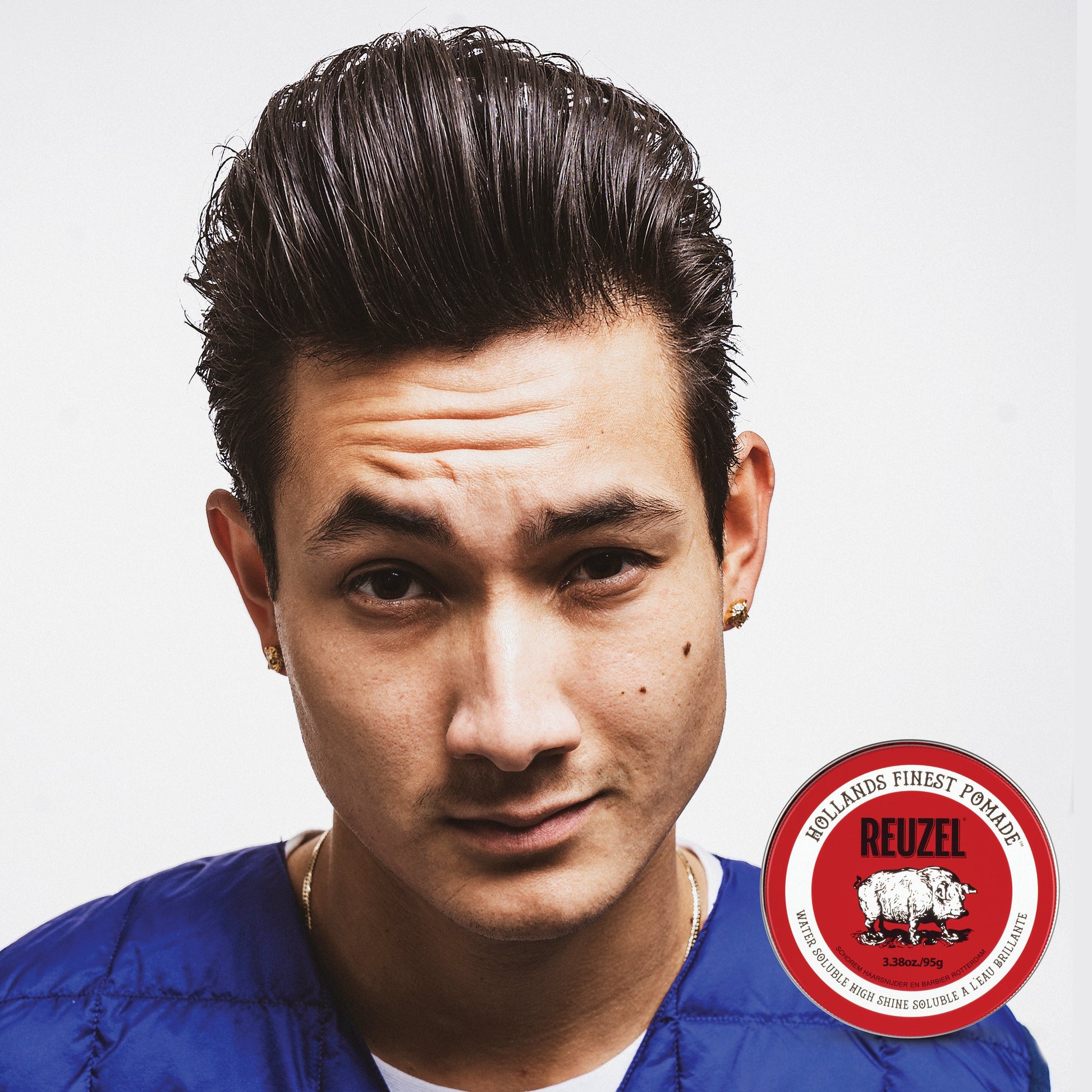 Reuzel Red High Sheen Pomade - Water Soluble with High Shine