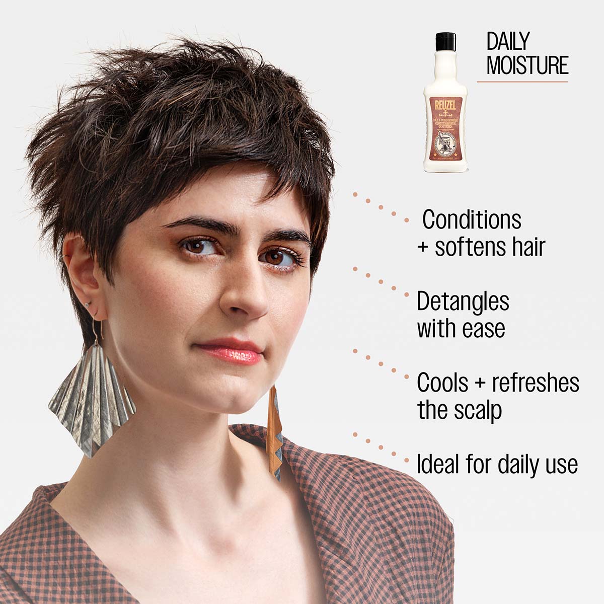 Reuzel Daily Conditioner with T4 Tonic for Healthy, Refreshed Hair