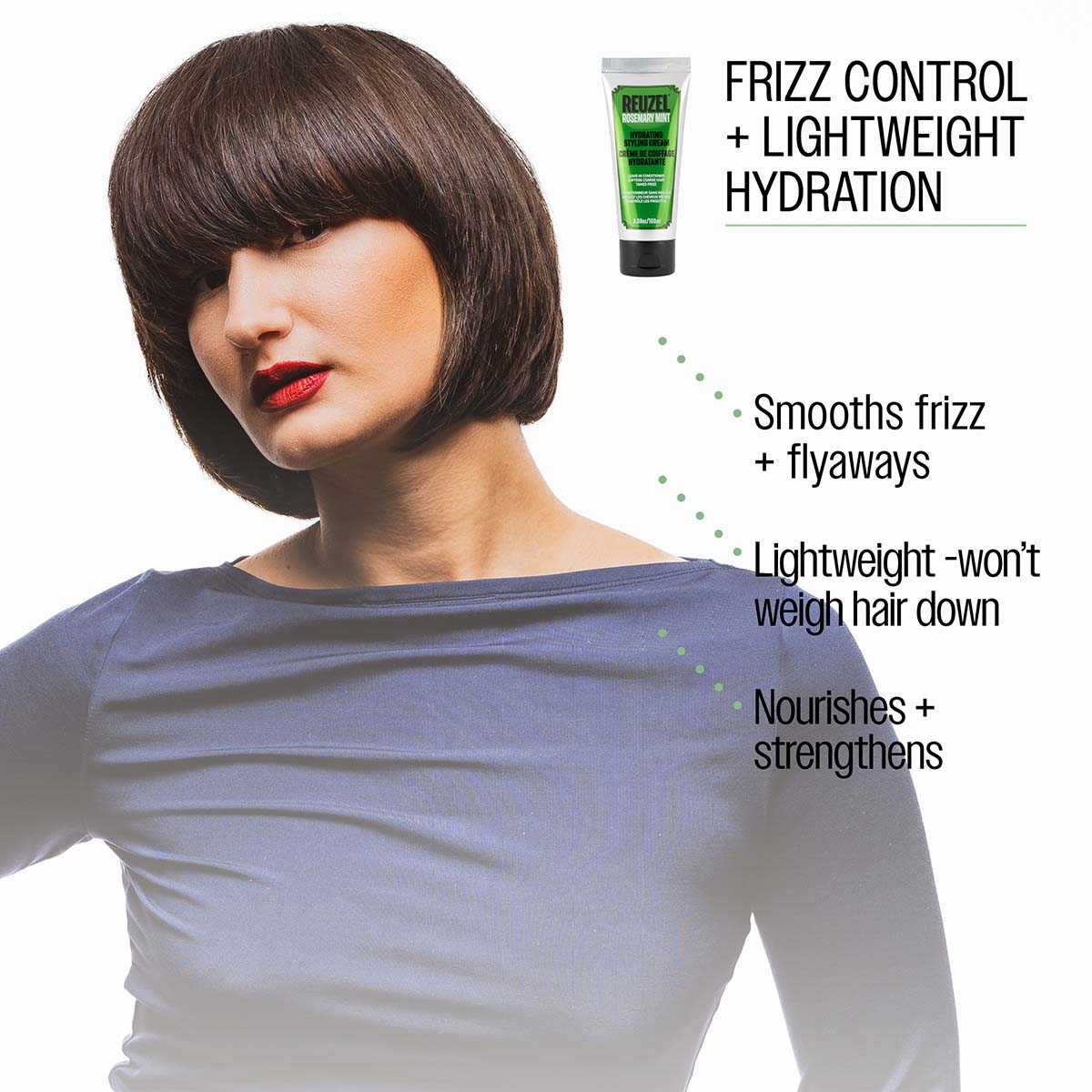 Reuzel Hydrating Styling Cream Rosemary Mint 100ml