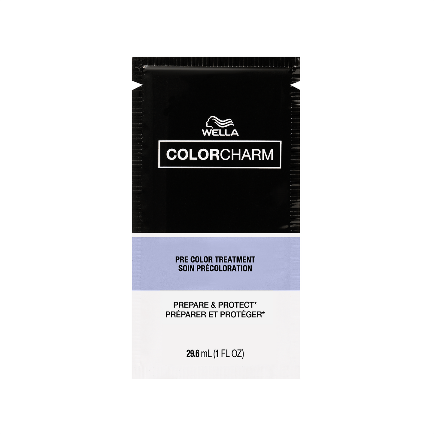 Wella Color Charm Pre-Colour Treatment — 29.6 ml single-use sachet, front of pack