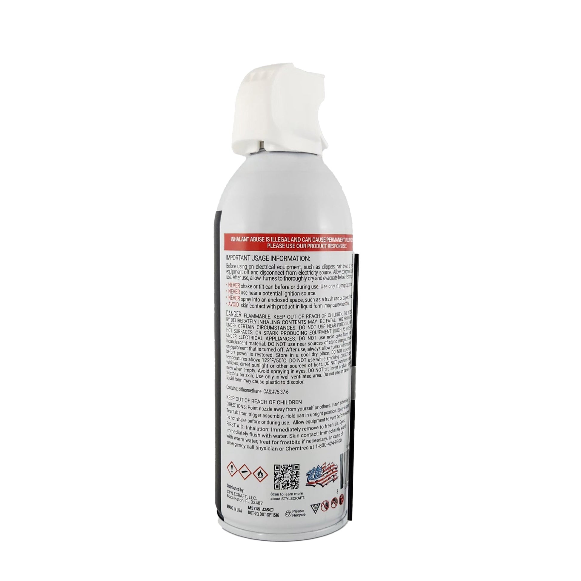 StyleCraft Duster-X - Barber & Stylist Duster Spray Aerosol 10 oz. – Professional