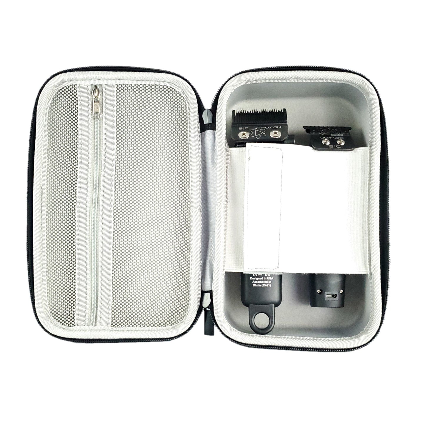 StyleCraft Compact Travel Case for Clippers, Trimmers, and Shaver Accessories – Professional