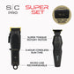 StyleCraft Super Set - Rebel Hair Clipper & Flex Cordless Hair Trimmer – Professional