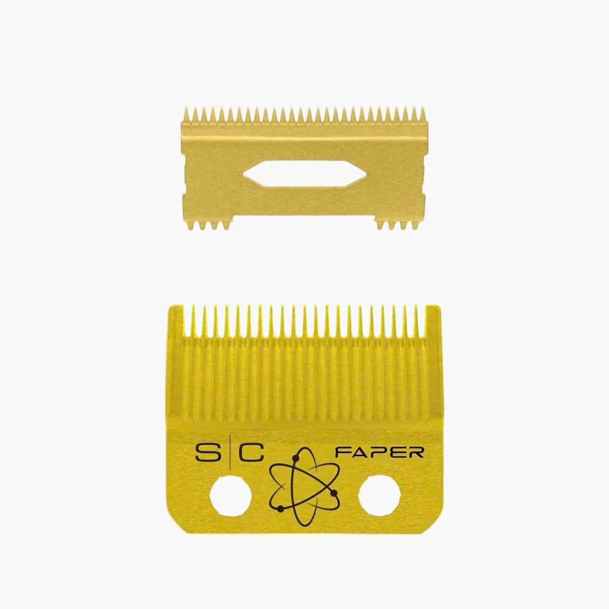 StyleCraft Gold Titanium Faper Clipper Blade & Slim Deep Tooth Cutter – Professional