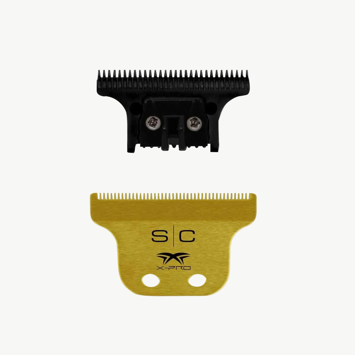 StyleCraft Gold Titanium X-Pro Classic Trimmer Blade & Black DLC "The One" Cutter – Professional