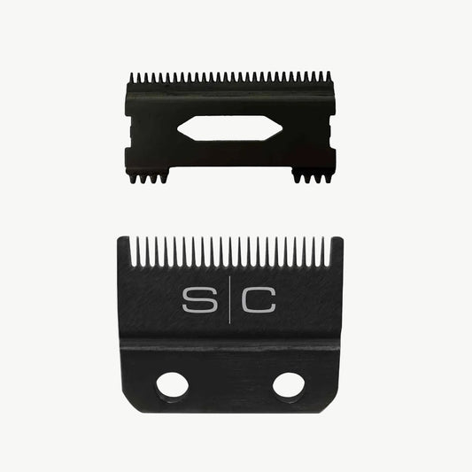 StyleCraft Black DLC Fade Clipper Blade & Shallow Tooth 2.0 Cutter – Professional