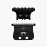 StyleCraft Black DLC X-Pro Wide Trimmer Blade & "The One" Cutter – Professional