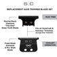 StyleCraft Black DLC X-Pro Wide Trimmer Blade & "The One" Cutter – Professional