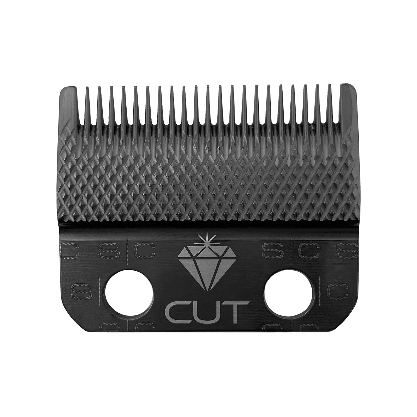 StyleCraft Black DLC Diamond Cut Clipper Blade & Shallow Tooth 2.0 Cutter – Professional