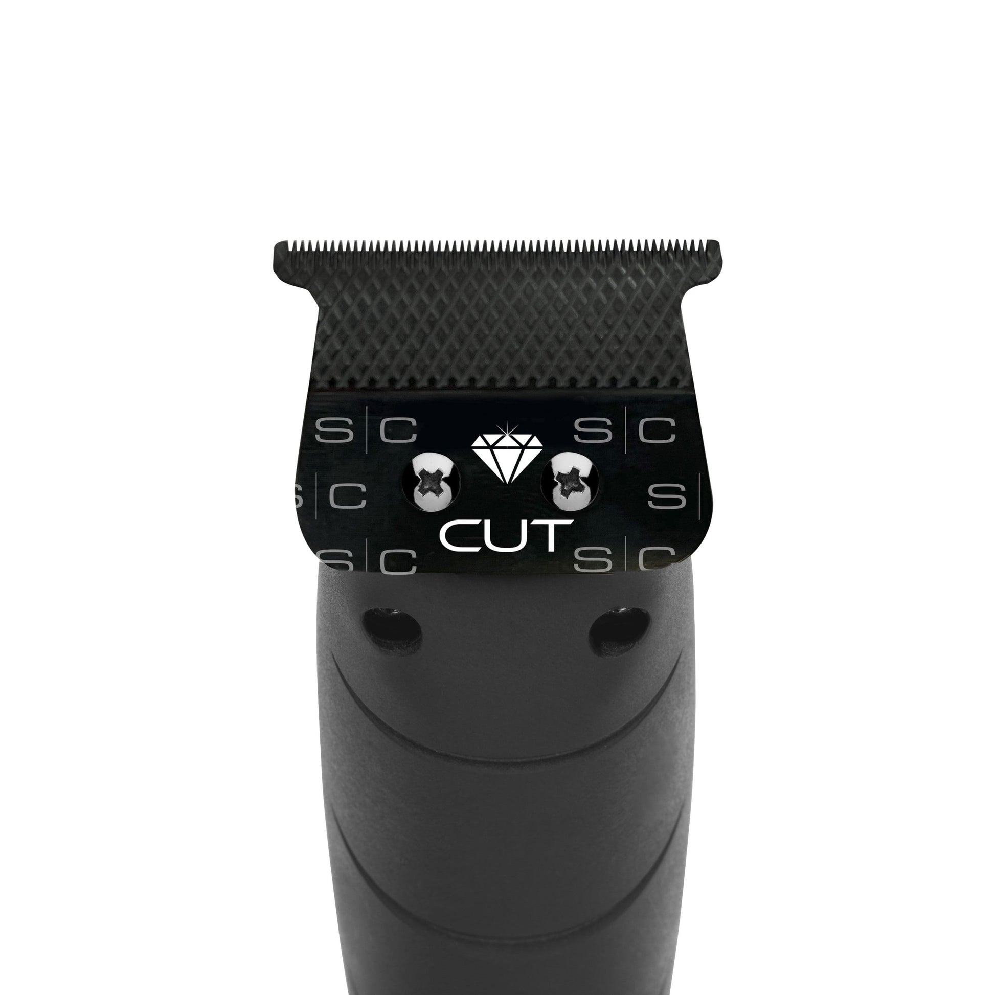 StyleCraft Black DLC Diamond Cut Wide Trimmer Blade and "The One" Cutter – Professional