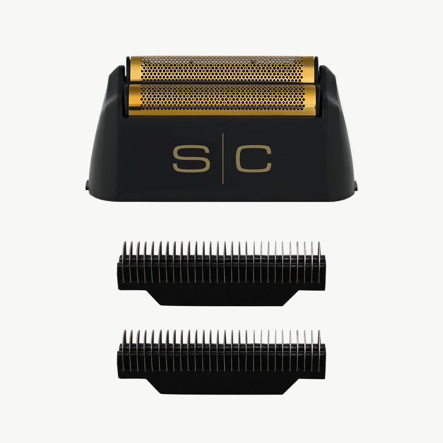 StyleCraft Gold Titanium Double Foil & Echo Cutters for the Instinct Shaver – Professional