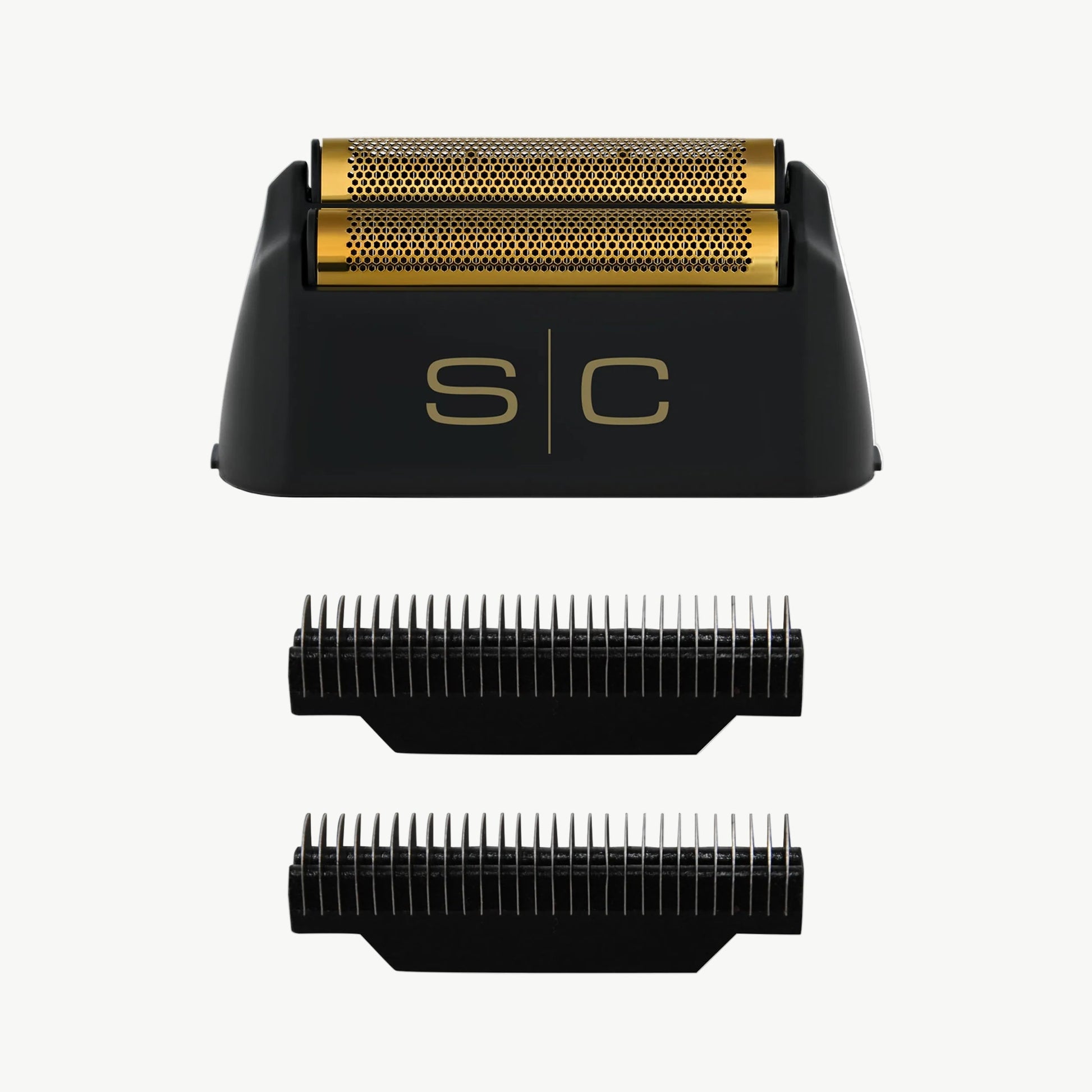 StyleCraft Gold Titanium Double Foil & Echo Cutters for the Instinct Shaver – Professional