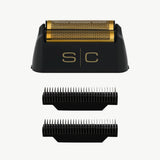 StyleCraft Gold Titanium Double Foil & Echo Cutters for the Instinct Shaver – Professional