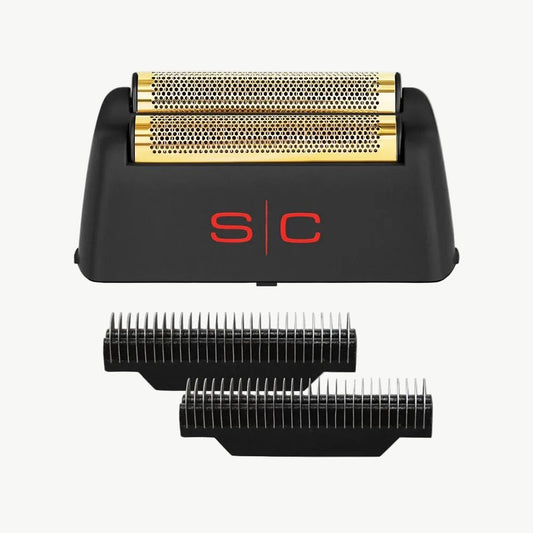 StyleCraft Gold Titanium Double Foil and Echo Cutters for Rebel Foil Shaver – Professional