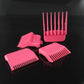 StyleCraft Tight Guards - Barber Hairstylist Dub Neodymium Plastic, 4 Assorted Sizes – Pink