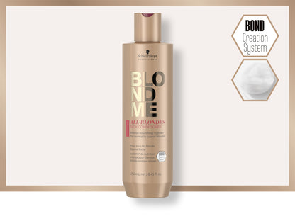 BLONDME All Blondes Rich Conditioner — 250 ml bottle, official brand packshot (current packaging)