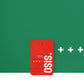 OSiS+ Mighty Matte Strong Matte Cream — 100 ml red tin, brand tile on green background