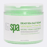 DEAD SEA SALT SOAK (16 oz.) LEMONGRASS + GREEN TEA
