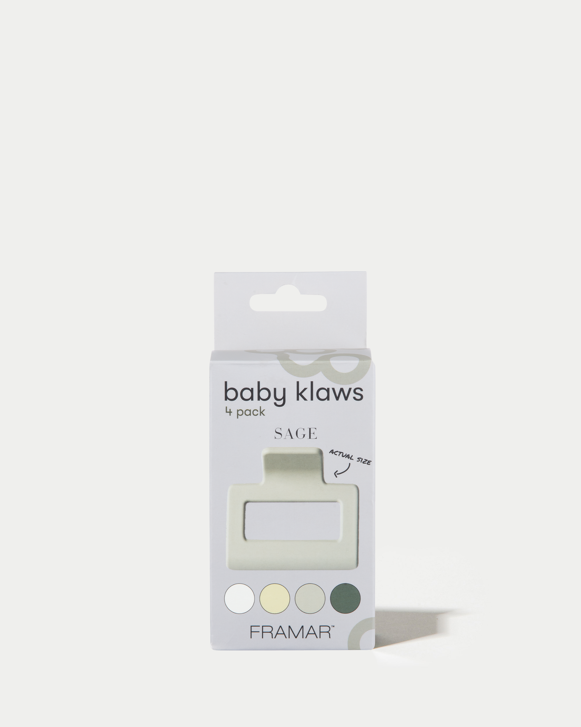 Framar Sage Baby Klaws Clips – 4 Pack