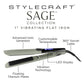 StyleCraft Sage Vibrating Titanium Flat Iron 1" – Professional