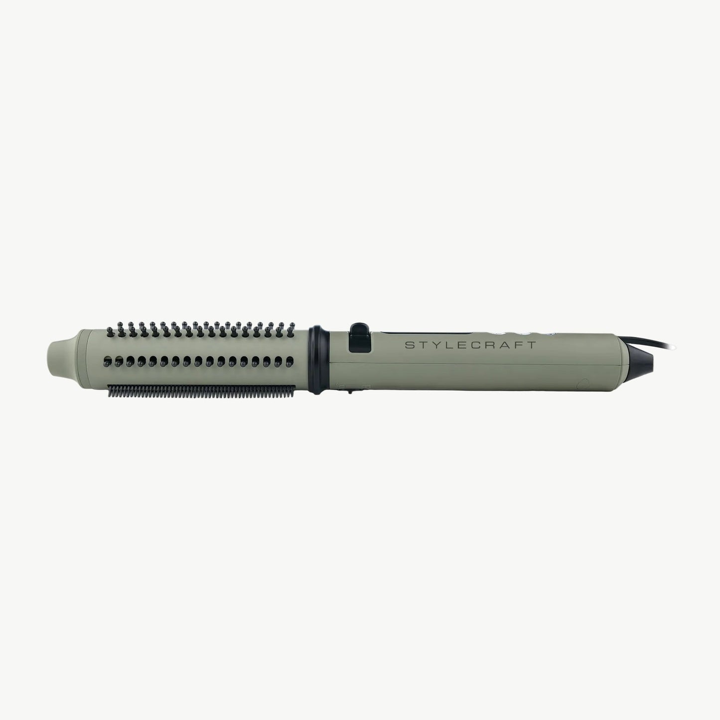StyleCraft Sage 2-in-1 Retractable Hot Brush Curling Wand – Professional