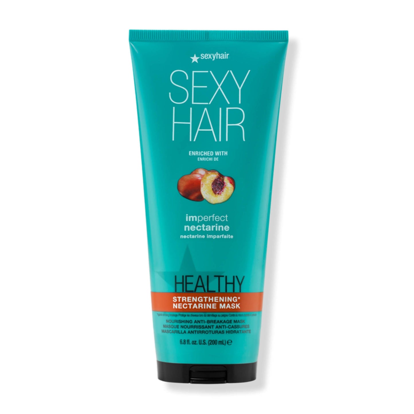 SexyHair Healthy Strengthening Nectarine Mask for Anti-Breakage, 200ml