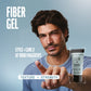 American Crew Fiber Gel styled on model