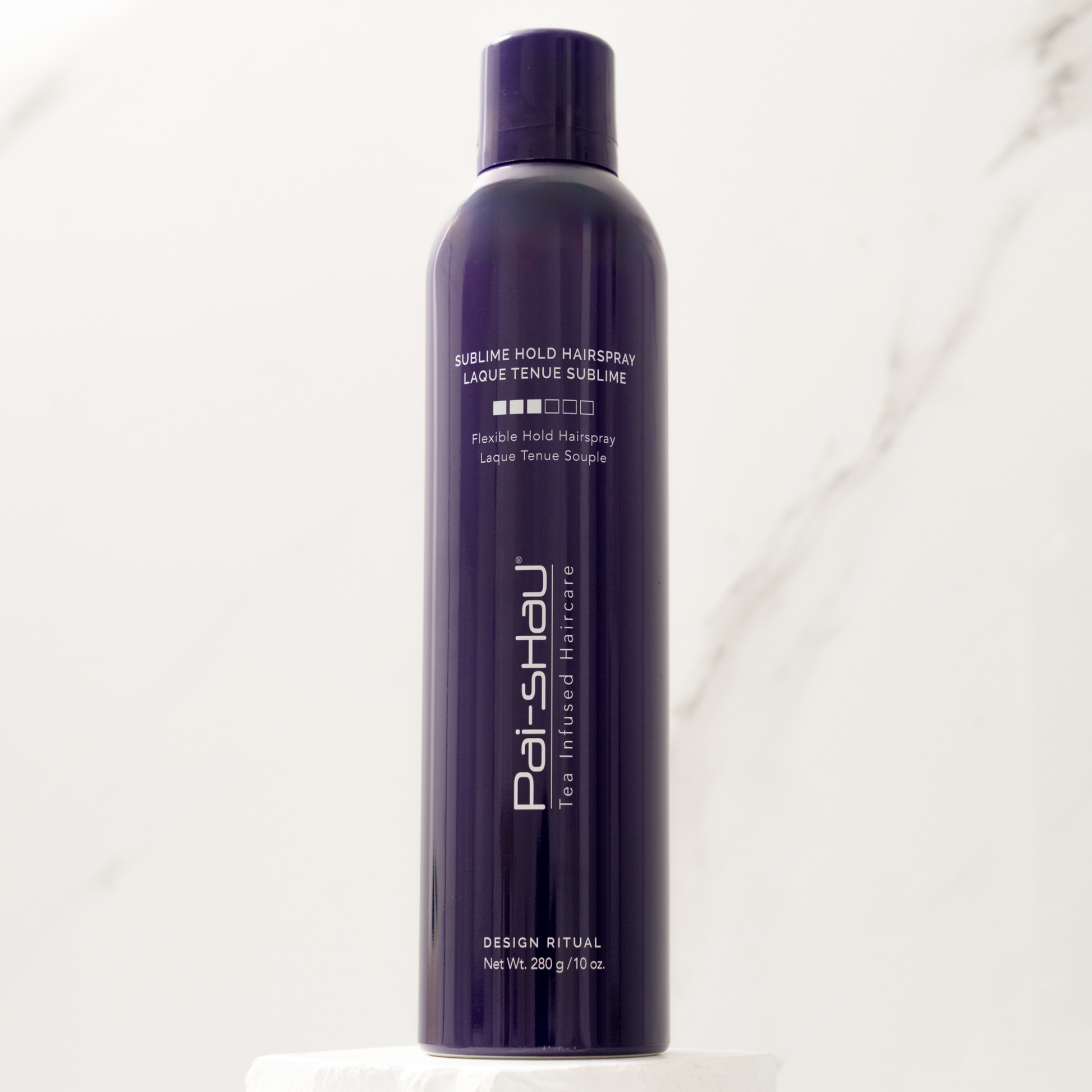Pai-Shau - Sublime Hold Hairspray — Sublime Hold Hairspray 280 g can on marble