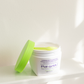 Pai-Shau - Supreme Revitalizing Mask — new-livery white 280 ml jar open with the green lid beside it