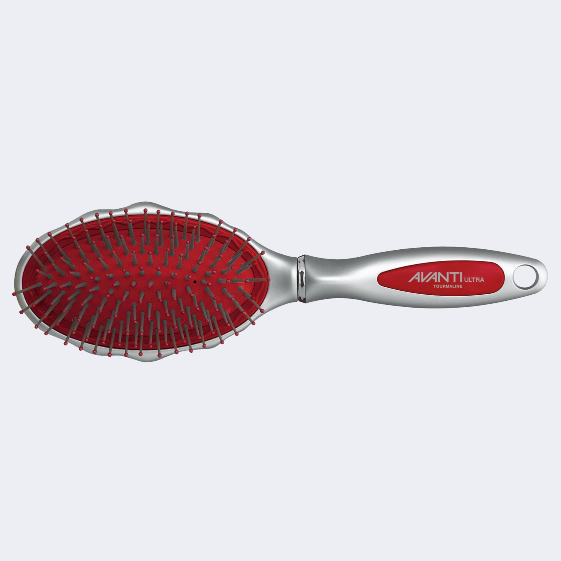 Avanti Ultra Oval Tourmaline Cushion Brush – Soft-Rubber Cushion / Brosse coussinée ovale Avanti Ultra en tourmaline – Coussin en caoutchouc souple