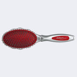 Avanti Ultra Oval Tourmaline Cushion Brush – Soft-Rubber Cushion / Brosse coussinée ovale Avanti Ultra en tourmaline – Coussin en caoutchouc souple