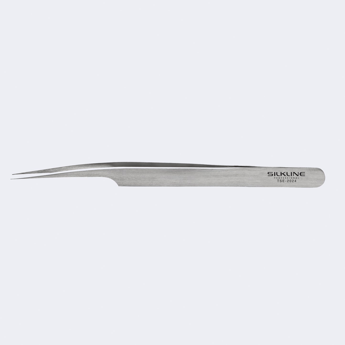 Silkline Professional Eyelash Extension Precision Angled Tweezer – TSE2024NC / Silkline pince à épiler – TSE2024NC
