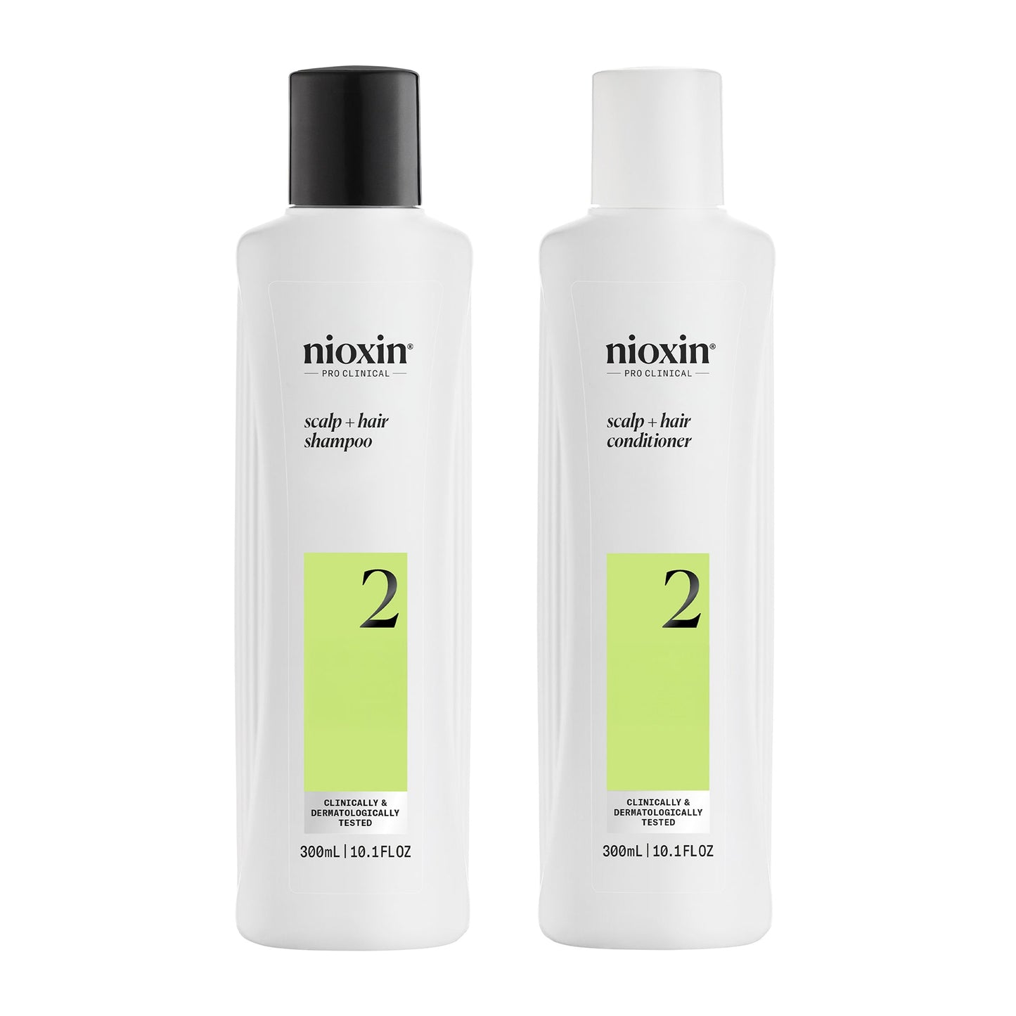 Nioxin System 2 Shampoo & Conditioner Duo – Cleanse and Condition for Progressed Thinning